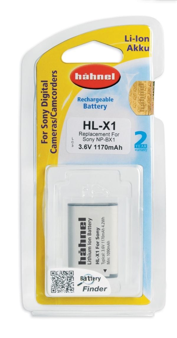 Hähnel HL-X1 - Akku - Li-Ion - 1090 mAh - Sony ZV-1; Cyber-shot DSC-HX95, HX99, RX100, WX700; Handycam HDR-CX470; VLOGCAM ZV-1G