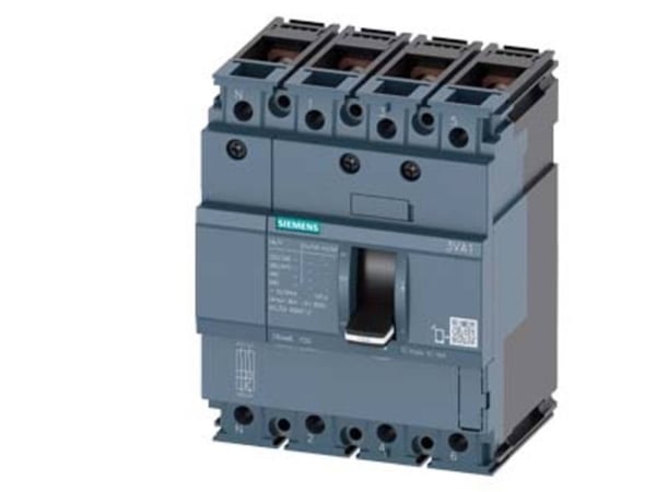 Siemens 3VA1025-4ED42-0AA0 Strömbrytare 1 st Inställningsområde (ström): 25 - 25 A Kopplingsspänning (max.): 690 V/AC (B x H x D) 101,6 x 130 x 70 mm