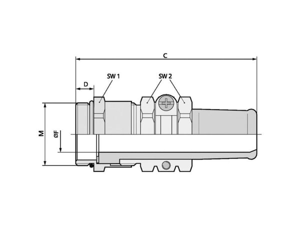 Lapp 52105840, Metallisk, mässing, 25 styck, M20x1.5, IP65, -20 - 165 ° C