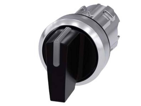 Siemens 3SU10522BL100AA0 3SU1052-2BL10-0AA0 Kiertokytkin Kiinnityslaite Musta 2 x 45° 1 kpl
