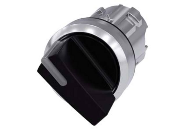 Siemens 3SU10522BC100AA0 3SU1052-2BC10-0AA0 Kääntökytkin Kiinnityslaite Musta 1 x 45° 1 kpl 1 kpl