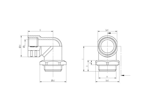Lapp 52107811, Metallisk, mässing, Zink, 25 styck, M16x1.5, IP55, -20 - 100 ° C