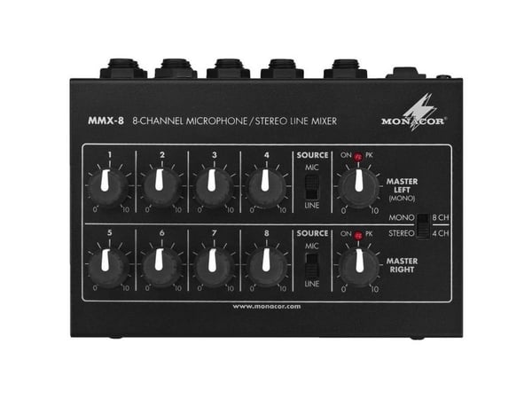 Monacor MMX-8 Mikrofon-mikser