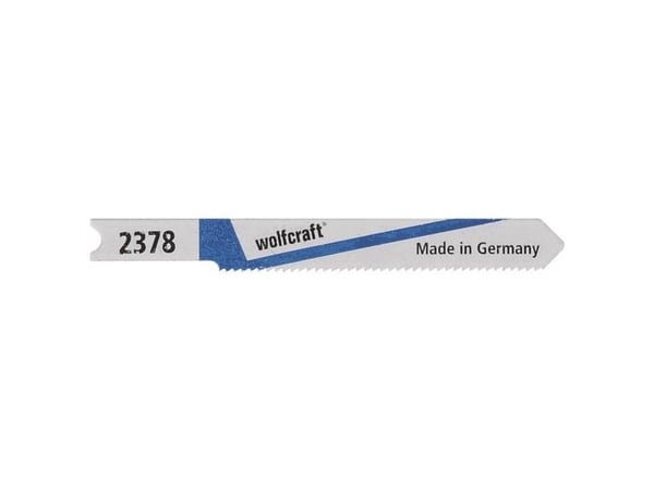 wolfcraft GmbH 2378000, Stikksagblad, Ikke-jernholdig metall, Rustfritt stål, Rustfri stålplate (tynn), Bimetall, 5 cm, 1,2 mm, 3 mm