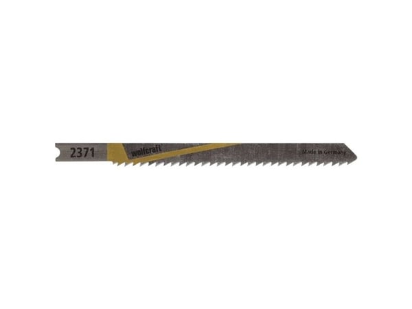wolfcraft GmbH 2371000, Stikksagblad, Sponplate, Laminat, MDF, Plast, Kryssfiner, Mykt tre, High Carbon Steel (HCS), 7,5 cm, 2,5 mm, 3 cm