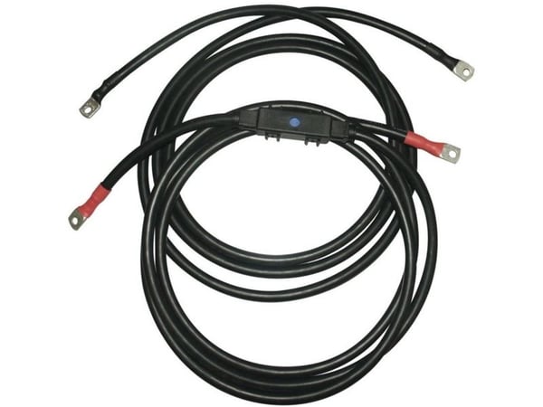 IVT SW-serie kabelsett 3,00 m 50 mm² 421008 Passer til: Voltcraft SW-2000 12V / SW-2000 24V / SW-4000 12V