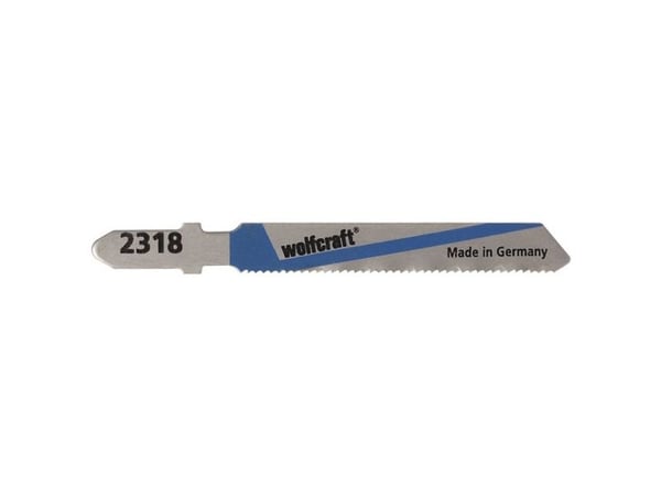 wolfcraft GmbH 2318000, Stikksagblad, Stål, Høy-Hastighets Stål (HHS), 5 cm, 1,2 mm, 7,5 cm