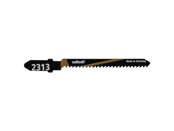 wolfcraft GmbH 2313000, Stikksagblad, Sponplate, Kryssfiner, Mykt tre, High Carbon Steel (HCS), 5 cm, 2 mm, 2 cm