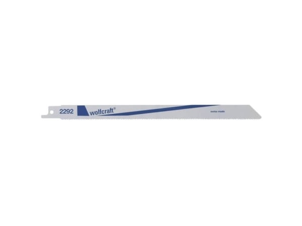 wolfcraft GmbH 2292000, Sabelsagblad, Aluminium, Støpejern, Ikke-jernholdig metall, Rør, Bimetall, 21 cm, 1,8 mm, 8 mm