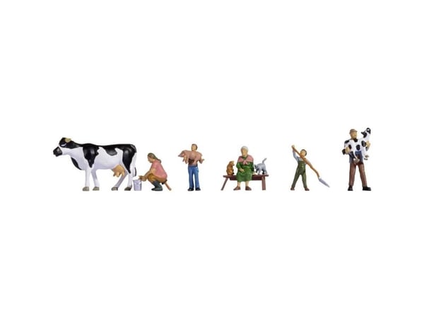 NOCH Farmer Family, HO (1:87), Flerfarget
