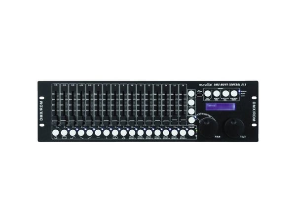 Eurolite DMX-kontroller DMX Move Control 512, 32-kanal, 48,30 cm (19"), utforming (70064515)