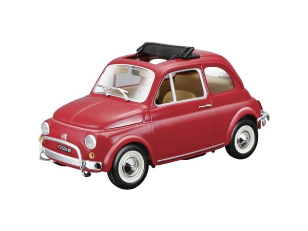 BBURAGO Fiat 500l 1968, Bybil, Montert på forhånd, 1:24, Fiat 500l 1968, Hankjønn, Rød