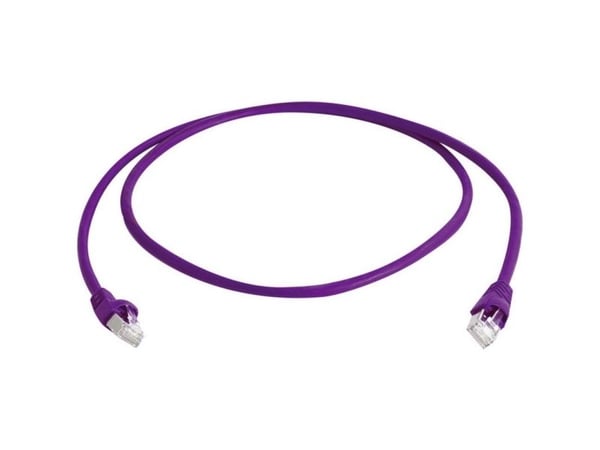 Telegärtner S-FTP, Cat.6A,3m, 3 m, Cat6a, S/FTP (S-STP), RJ-45, RJ-45, Lilla
