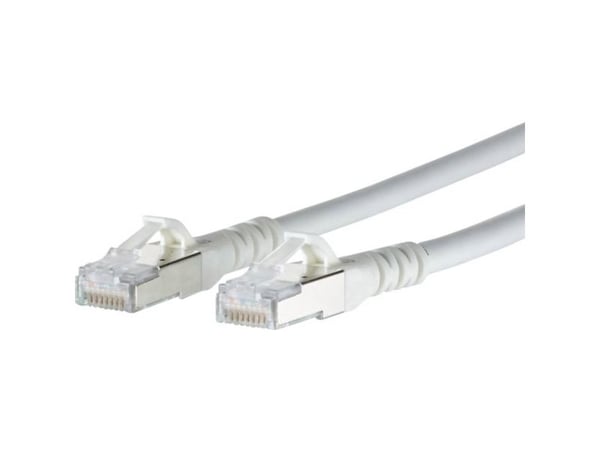 BTR NETCOM Cat6A, 2m, 2 m, Cat6a, RJ-45, RJ-45, Hvit
