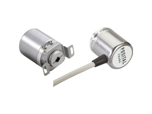 Posital Fraba Absolut Drejefølere 1 stk UCD-CA01B-1516-V6SA-2RW Magnetisk Blindhul-hulaksel 36 mm