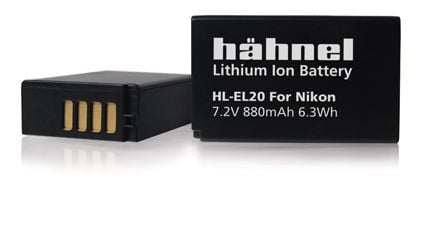 Hähnel HL-EL20 - Batteri - Li-Ion - 880 mAh - for Nikon 1 AW1, J1, J2, J3, S1; Coolpix A