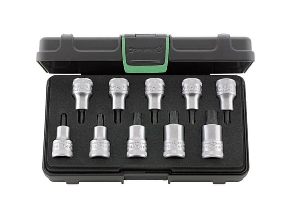 STAHLWILLE 96032005, Støpselsett, 10 hoder, 230 mm, 130 mm, 1,17 kg