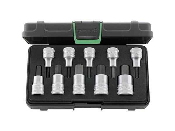 Stahlwille 54/10 KN 96031508 Unbrako Top -avainpistesarja 10 kpl 1/2 (12,5 mm)