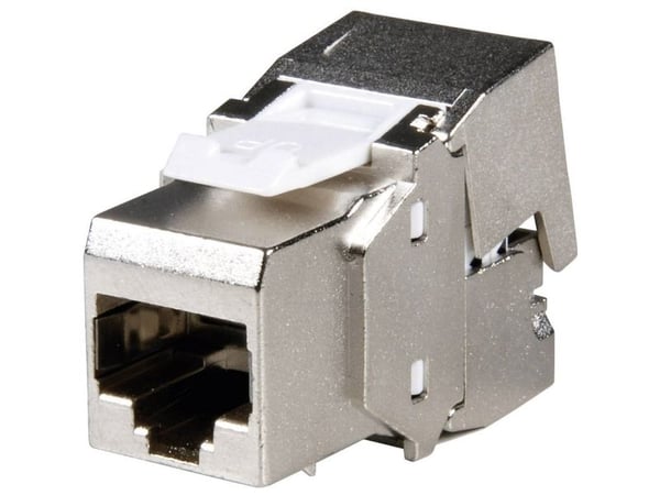 EFB Elektronik E-20072, Flad, Sølv, RJ-45, IDC, IDC, Hunstik, Cat6