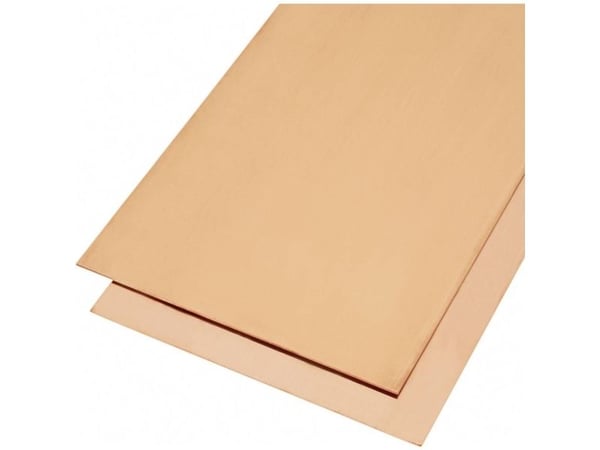 Kobberplate (L x B) 400 mm x 200 mm 0,5 mm, 1 stk
