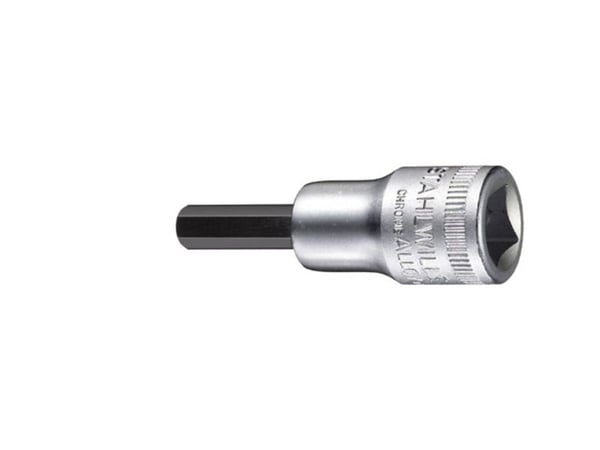 STAHLWILLE 02050004, Støpselsett, 3/8", Metrisk, 5 hoder, 4 mm, Kromfarget