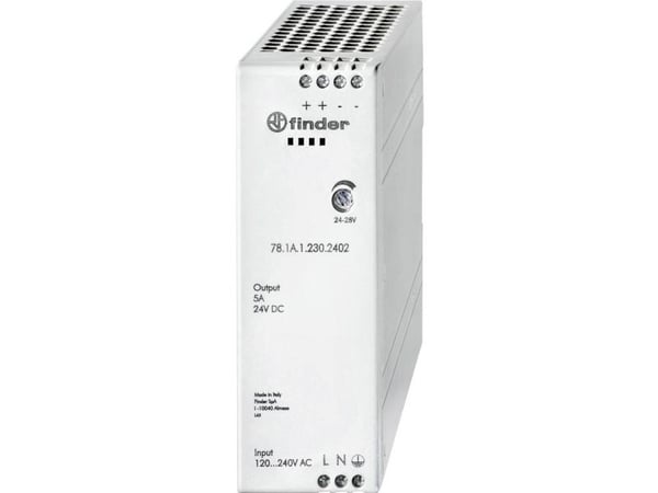 Kytkentävirtalähde 120W 24V DC, 120-250V AC 78.1A.1.230.2402