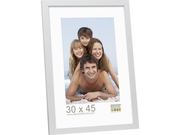 Deknudt S44CD1, Enkel bilderamme, MDF, Tre, Sølv, 30 x 45 cm, Rektangulær, 320 mm