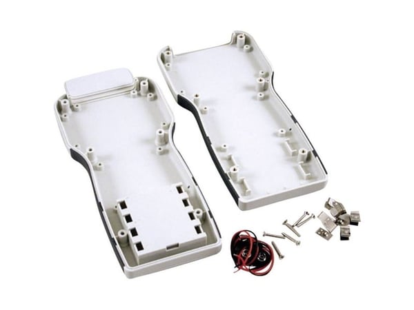Hammond Electronics 1553TGYBAT handkapsling 210 x 100 x 32 ABS grå, 1 st