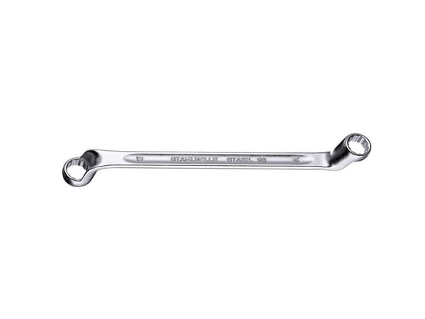 STAHLWILLE 20 17 X 19 41041719 Dobbeltringnøkkel 17 - 19 mm DIN 838, DIN ISO 10104 - Dimensione chiave (metrica): 17 mm