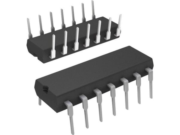 Microchip Technology PIC16F688-I/P inbyggd mikrocontroller PDIP 14 8-bit 20 MHz antal I/O 12