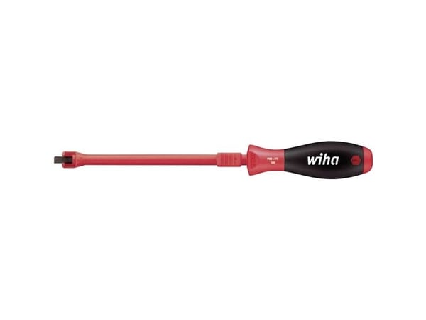 Wiha 398SF 6,0x175 skrutrekker til verksted, klinge-bredde: 6 mm, klinge-lengde: 175 mm