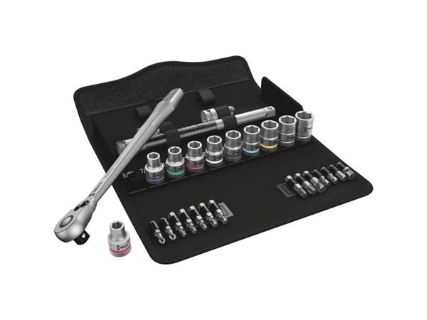 Wera 8100 SC 11, 28 stk, Svart, Rustfritt stål, Rustfritt stål