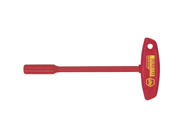 Wiha T-nøgle VDE 1000 V, top, 10 mm