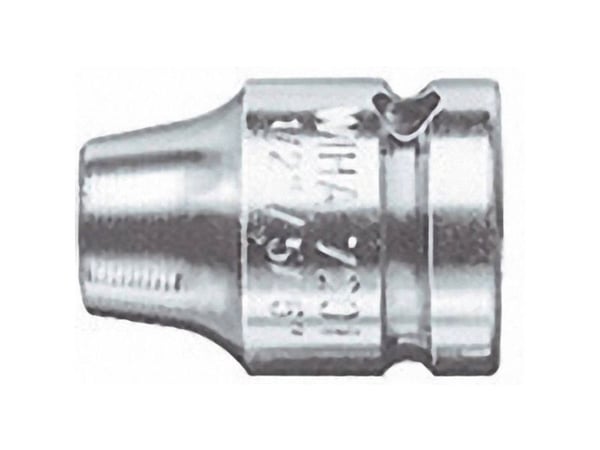 Wiha 7201, Connector, Grå, 2 hoder, 1/2", Imperisk, 1/4"