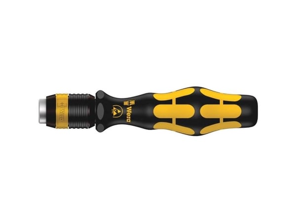 Wera Series ESD 813 R - Skrutrekkerhåndtak - 90 mm - 6.35 mm