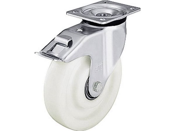 Styrehjul med bremse Blickle LK-SPO 125K-3-FI