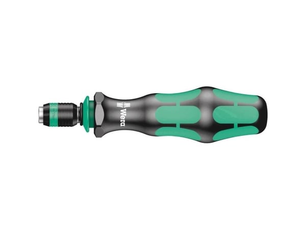Wera 817 R Bits-håndtak med Rapidaptor Quick Change, 33 mm, 13,3 cm, 33 mm, 94 g, svart, grønn
