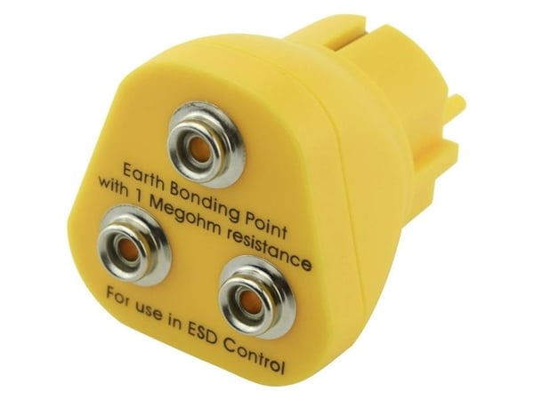 Quadrios ESD-jordkontakt trykknapp 10 mm