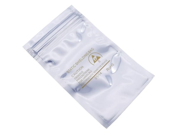 Quadrios ESD-pose L x B 75 mm 125 skjermende ESD merket bokstav S, 10 stk. - 10-pk (1903EC101)
