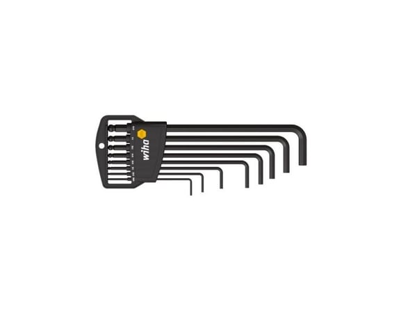 Wiha Unbrako vinkelskrujernsett 5/64", 3/32", 1/8", 5/32", 3/16", 7/32", 1/4", 5/16" 8 deler