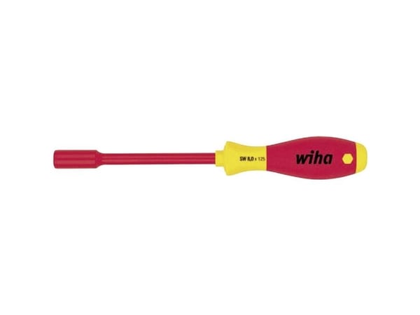 Wiha VDE pistorasia-avainruuvimeisseli SoftFinish Leveys lattojen yli (metrinen): 13 mm Terän pituus: 125 mm (00864)