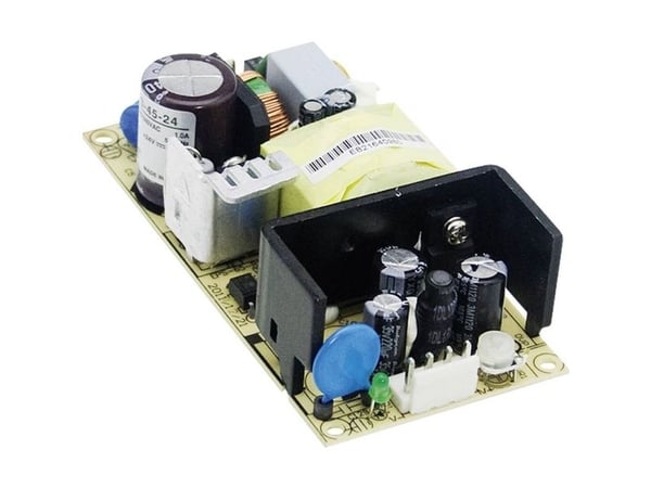 MEAN WELL EPS-45-5, 90 - 264 V, 45 W, 5 V, 8 A, RoHS, 50,8 mm