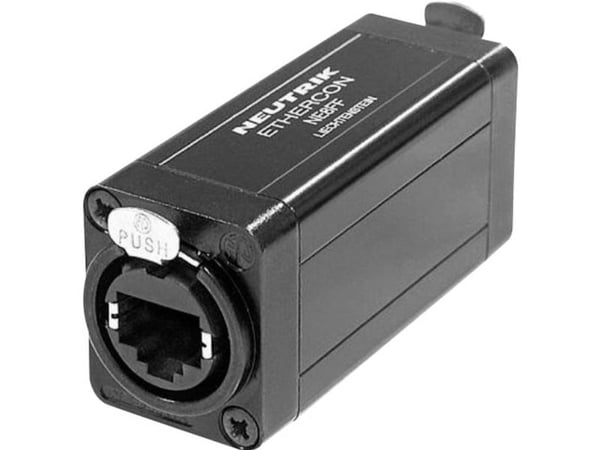 Neutrik NE8FF, RJ-45, RJ-45, Sort