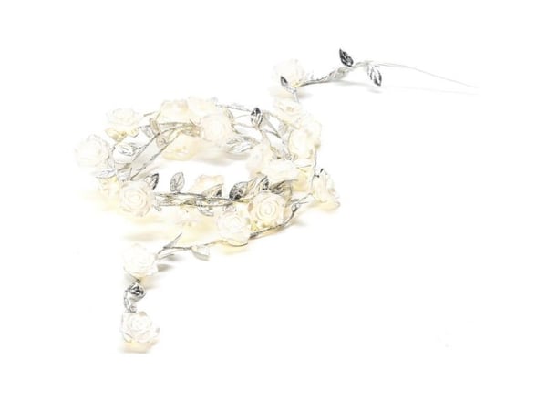 Konstsmide 3212-303, Ljusdekoration, slinga, Silver, Stål, IP20, 6 h, Transparent