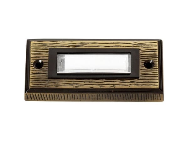 Heidemann 70301 Ovikellokilpi nimikilvellä Simple Bronze 24 V/1 A