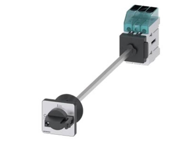 Siemensin kuormakytkin, musta, 3-napainen, 16 mm², 40 A, 690 V/AC, 3LD33400TK11, 3P, IP65, 60 mm, 68 mm, 83 mm, 420 mm