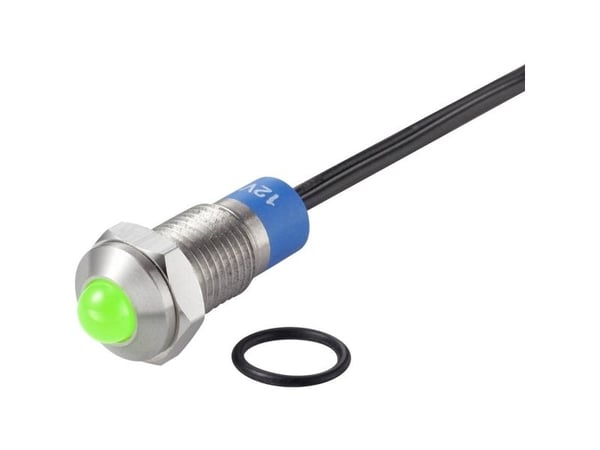 Conrad TC-7495164, Vihreä, -25 - 55 °C, IP67, 12 V, 9,5 mm, 1 kpl