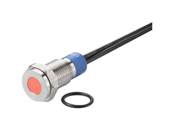 Conrad TC-7495144, Punainen, -25 - 55 °C, IP67, 12 V, 9,5 mm, 1 kpl