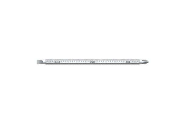 Wiha System 6 284 Korjausleikkuri, Phillips Vaihdettava terä 4 mm PH 1 150 mm Sopii Wiha System 6 -järjestelmään
