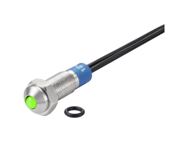 Conrad TC-7495132, Vihreä, -25 - 55 °C, IP67, 12 V, 7 mm, 1 kpl